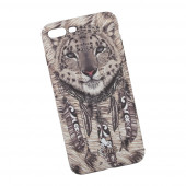 Защитная крышка для Apple iPhone 8 Plus, 7 Plus "KUtiS" Animals OK-5 Гепард (бежевая)