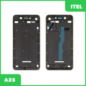 Рамка дисплея для Itel A25 (L5002) (черный) Рамка дисплея для Itel A25 (L5002) (черный)