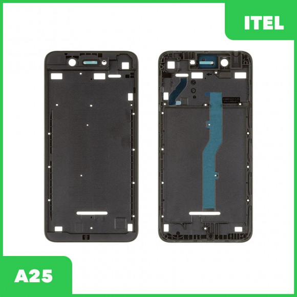 Рамка дисплея для Itel A25 (L5002) (черный)