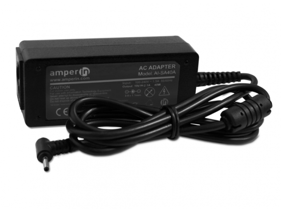 Блок питания (зарядное) Amperin AI-SA40A для ноутбука Samsung 19В, 2.1A, 3.0x1.1мм