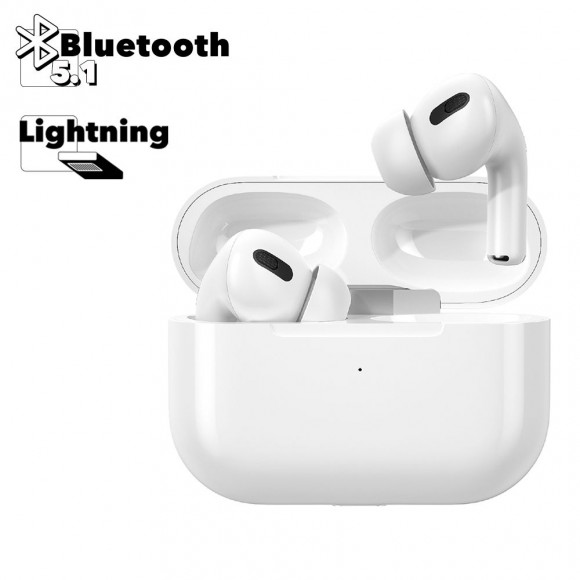 TWS Bluetooth гарнитура WK V3 BT 5.0, вставная, белый