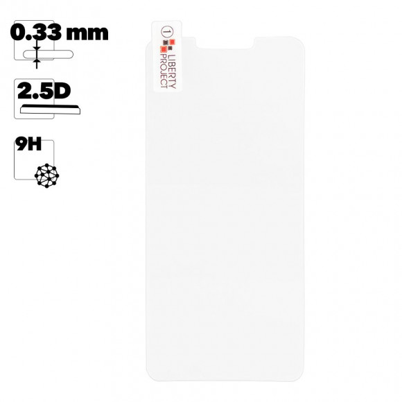 Защитное стекло "LP" для Huawei Honor 8C Tempered Glass 0.33 мм, 2.5D, 9H (ударопрочное)