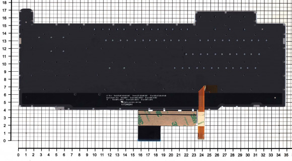 Клавиатура для ноутбука Asus ROG GM501, черная, с подсветкой
