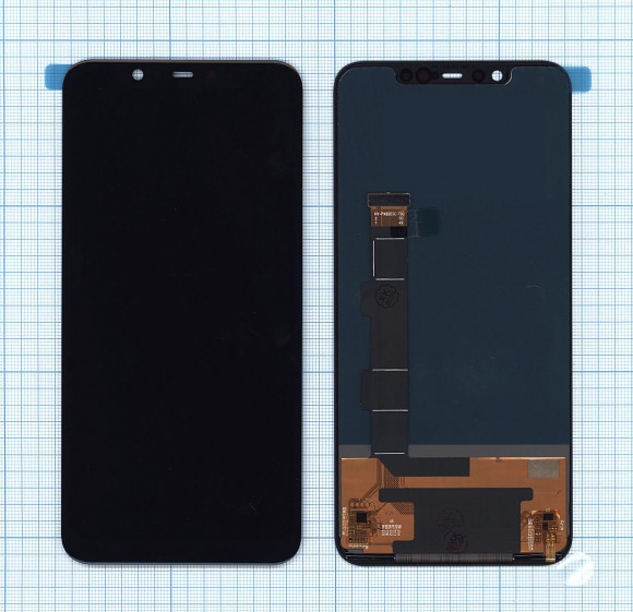 Модуль (матрица + тачскрин) для Xiaomi Mi 8 (TFT), черный
