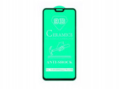 Защитное стекло керамическое для Huawei Honor 8X, Y9 2019, Y8s, черный (Vixion)