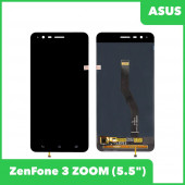 LCD Дисплей для Asus ZenFone 3 Zoom (ZE553KL) с тачскрином, черный (оригинал) LCD Дисплей для Asus ZenFone 3 Zoom (ZE553KL) с тачскрином, черный (оригинал)