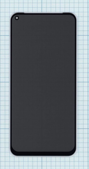 Защитное стекло Privacy "Анти-шпион" для Huawei Mate P40 Lite