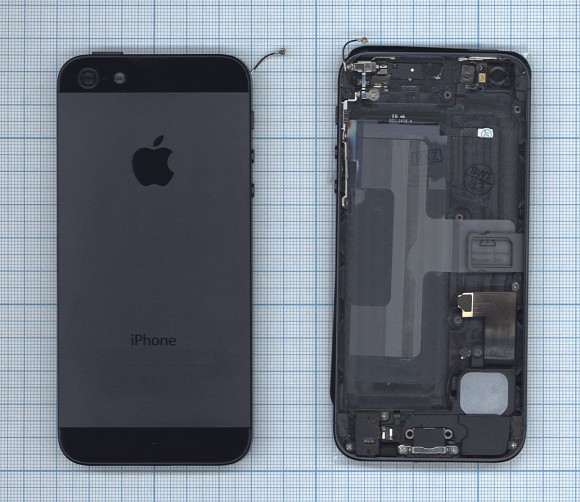 Задняя крышка для Apple iPhone 5, черный