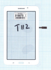 Сенсорное стекло (тачскрин) для Samsung Galaxy Tab 3 Lite 7.0 SM-T112, белое Сенсорное стекло (тачскрин) для Samsung Galaxy Tab 3 Lite 7.0 SM-T112, белое