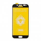 Защитное стекло для Samsung Galaxy J7 2017 (J730F) Full Glue Original Glass 10D (желтая подложка)