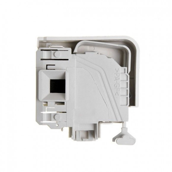 Замок люка (УБЛ) Bosch, 3 контакта, мини клеммы, белое, код 613070, ОРИГИНАЛ