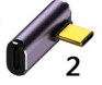 Переходник USB 4 Type C угловой тип 1