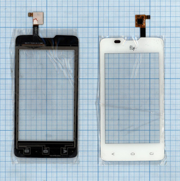 Сенсорное стекло (тачскрин) для Fly Pronto (IQ449), белый