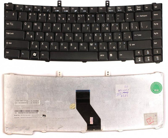 Клавиатура для ноутбука Acer Extensa 4220, 4230, 4420, 4630, 5220, 5620, черная