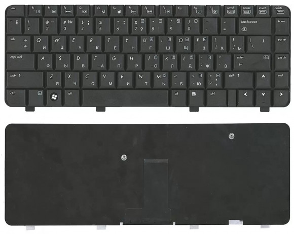 Клавиатура для ноутбука HP 530, черная