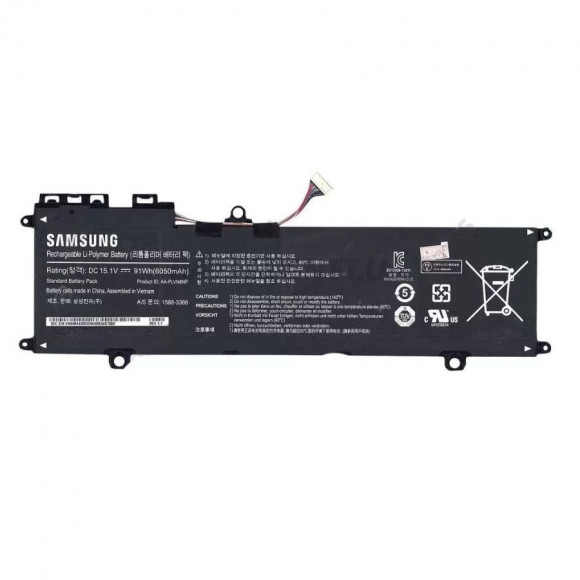 Аккумулятор (батарея) AA-PLVN8NP для ноутбука Samsung NP770Z5E, NP780Z5E, NP870Z5E, NP870Z5G, NP880Z5E, 15.1В, 6050мАч