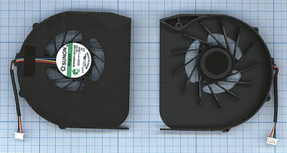 Вентилятор (кулер) для ноутбука Acer Aspire 5740G, 5542, 4505542, 4-pin
