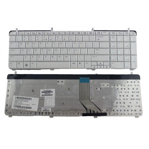 Клавиатура для ноутбука HP Pavilion DV7-2000 DV7-3000 белая РУССКАЯ РАСКЛАДКА