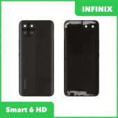 Задняя крышка для Infinix Smart 6 HD (X6512) (черный) Задняя крышка для Infinix Smart 6 HD (X6512) (черный)
