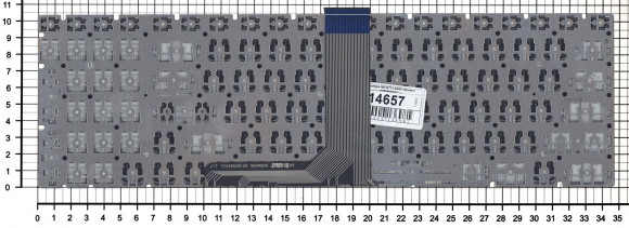 Клавиатура для ноутбука MSI GT72 GS60 GS70 GP62 GL72 GE72, черная с белой подсветкой