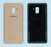 Задняя крышка корпуса для Samsung Galaxy A8 Plus (A730F) , золотая Задняя крышка корпуса для Samsung Galaxy A8 Plus (A730F) , золотая