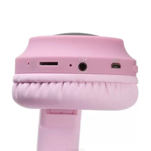 Bluetooth гарнитура Hoco W27 Cat Ear Wireless Headphones накладная серео с "ушками", розовая Bluetooth гарнитура Hoco W27 Cat Ear Wireless Headphones накладная серео с "ушками", розовая