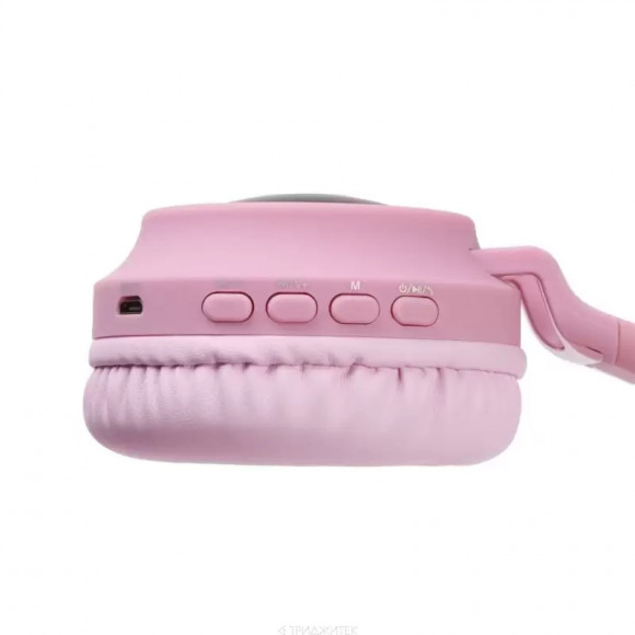 Bluetooth гарнитура Hoco W27 Cat Ear Wireless Headphones накладная серео с "ушками", розовая Bluetooth гарнитура Hoco W27 Cat Ear Wireless Headphones накладная серео с "ушками", розовая