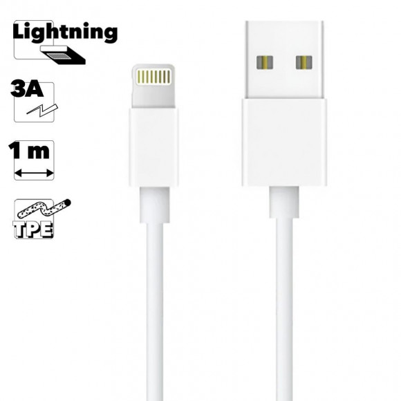 USB Кабель Xiaomi ZMI Apple Lightning MFi AL813C 100 cm (белый)