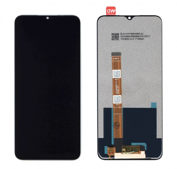 Модуль (матрица + тачскрин) для Realme C21Y, черный