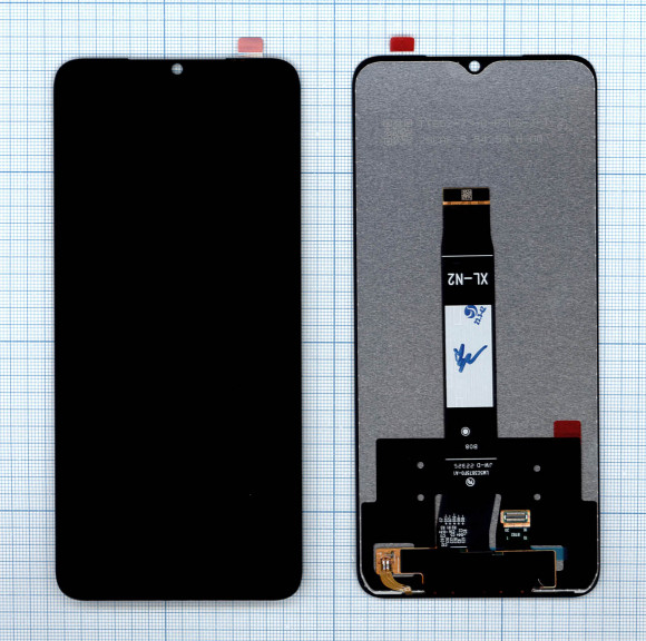 Дисплей для Xiaomi Poco C50 в сборе с тачскрином черный