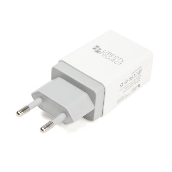 Сетевое зарядное устройство "LP" с USB выходом QC 3.0 5В-2.4А, 9В-2А, 12В-1.67А Brick Series (белый, коробка)