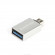USB OTG адаптер Borofone BV2 MicroUSB OTG Adapter, серебро USB OTG адаптер Borofone BV2 MicroUSB OTG Adapter, серебро