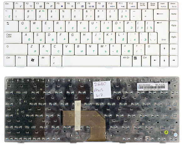 Клавиатура для ноутбука Asus W5, W6, W7