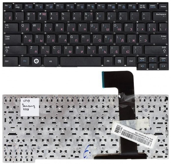 Клавиатура для ноутбука ноутбука Samsung X128, X130, SF210, черная
