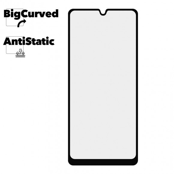 Защитное стекло для Samsung Galaxy A32 Super max Anti-static big curved glass