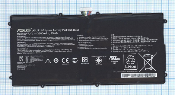 Аккумуляторная батарея C21-TF301 для Asus Transformer Pad Infinity (TF700), 25Wh