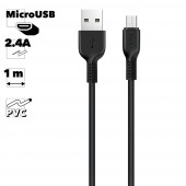 USB кабель Hoco X20 Flash Micro Charging Cable, 1 метр, черный USB кабель Hoco X20 Flash Micro Charging Cable, 1 метр, черный