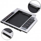 Переходник дополнительного HDD кредл в отсек CD/DVD SATA 9.5 mm