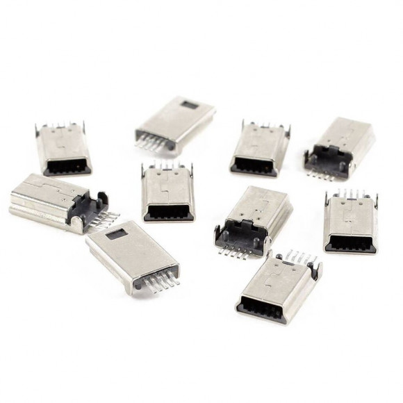 Разъем Mini USB для телефона тип 1 (5pin)