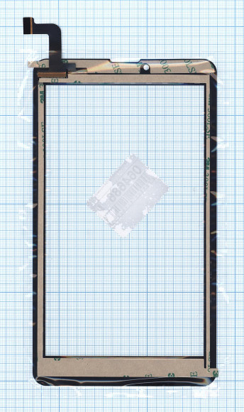 Сенсорное стекло (тачскрин) для Prestigio Grace 3157 / 3257 4G (ZYD070-263), черное