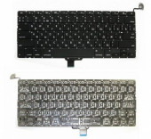 Клавиатура для ноутбука Apple MacBook A1278 черная, плоский Enter Клавиатура для ноутбука Apple MacBook A1278 черная, плоский Enter