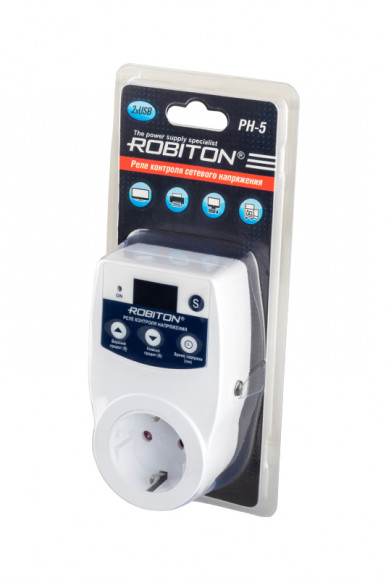 Реле контроля напряжения ROBITON РН-5