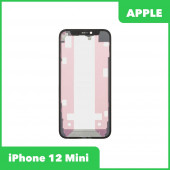 Стекло + OCA в сборе с рамкой для Apple iPhone 12 Mini олеофобное покрытие, черный Стекло + OCA в сборе с рамкой для Apple iPhone 12 Mini олеофобное покрытие, черный