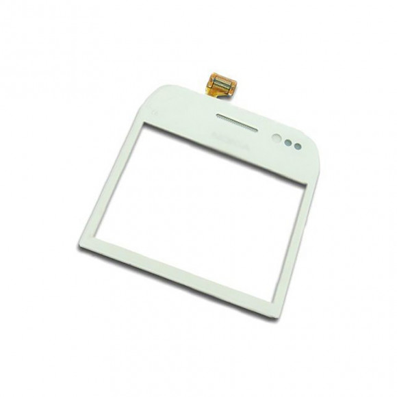 Сенсорное стекло (тачскрин) для Nokia E6-00 White в сборе (оригинал, 0089H41)