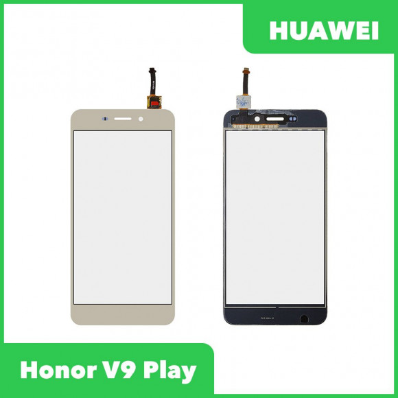 Сенсорное стекло (тачскрин) для Huawei Honor V9 Play (DIG-L21HN), золотой
