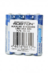 Батарейка (элемент питания) Robiton Standard LR03 SR4, 1 штука Батарейка (элемент питания) Robiton Standard LR03 SR4, 1 штука