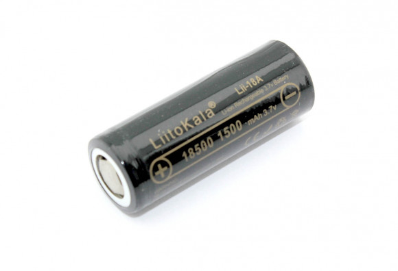 Аккумулятор типа 18500 Li-Ion LiitoKala Lii-18A 1500mAh, 3.7V
