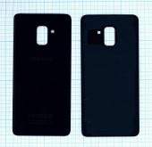 Задняя крышка корпуса для Samsung Galaxy A8 Plus (A730F) , черная Задняя крышка корпуса для Samsung Galaxy A8 Plus (A730F) , черная