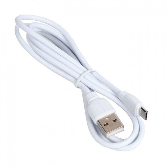 Кабель USB REMAX RC-138m Suji Pro для Micro USB, 2.4А, длина 1.0м, белый