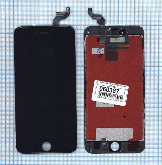 Дисплей для Apple iPhone 6S Plus в сборе с тачскрином (Tianma), черный